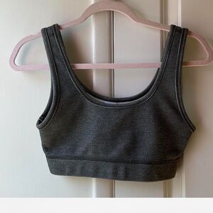 TNA grey XXS waffle knit bra